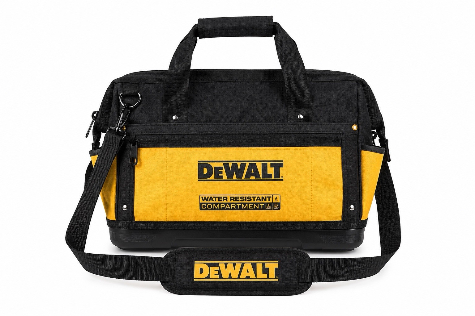 New Dewalt Heavy Duty Ballistic Nylon 15″ Tool Bag (15” x 11” x 9”)