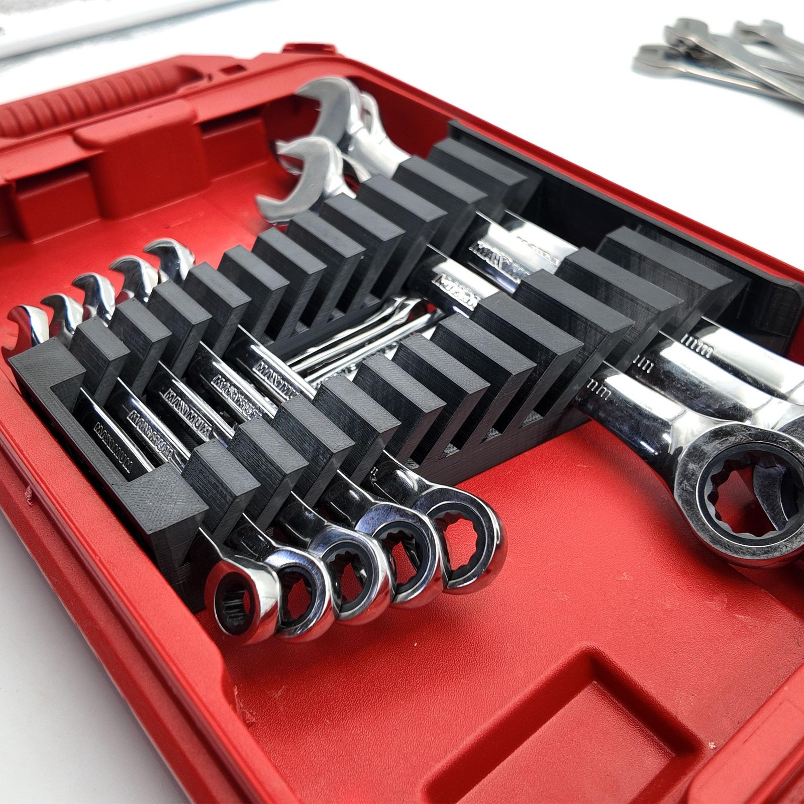 TidyTool Wrench Organizer Insert for Milwaukee Packout Slim Case AirTag