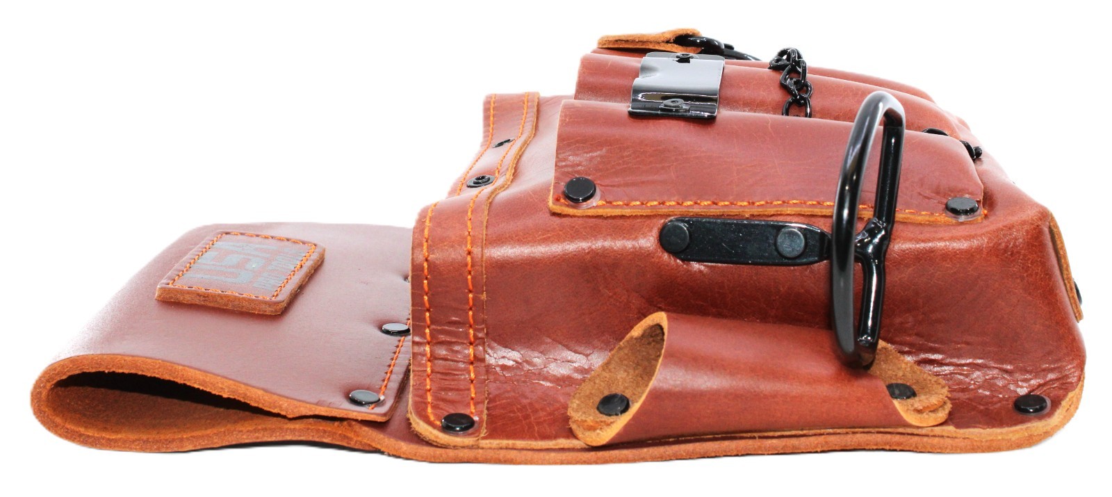 Heavy Duty Grain Leather Tool Pouch Set carpenter, Electrician, Belt & Hooks