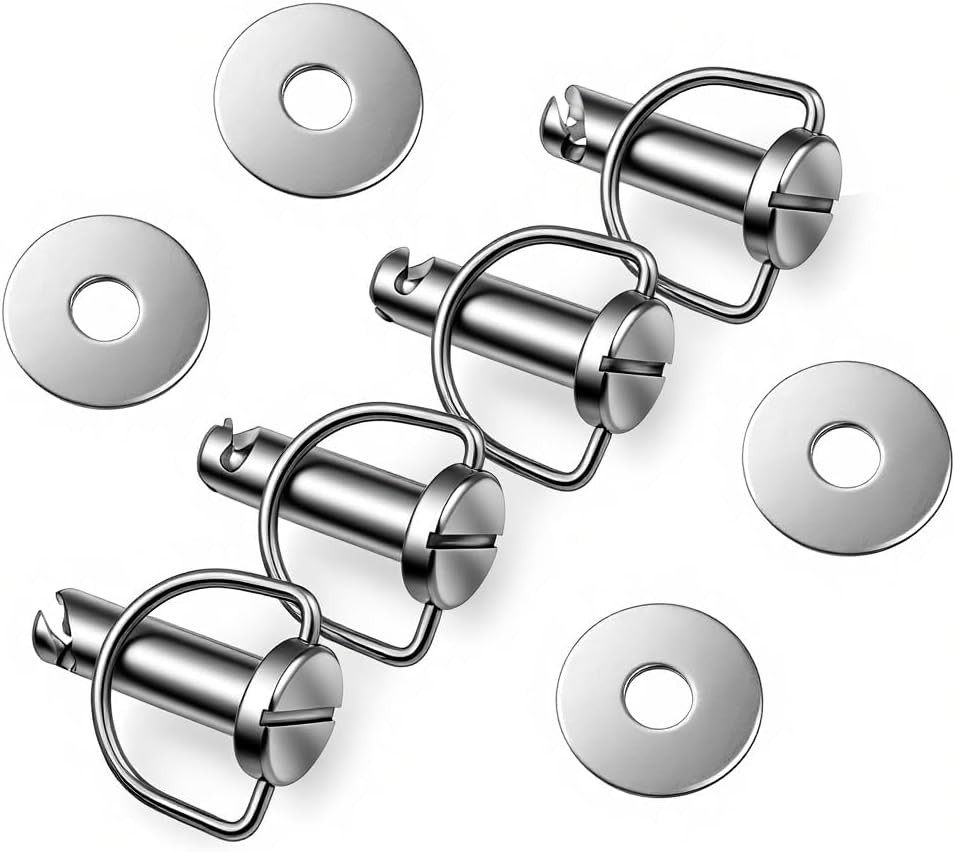 4 Pack Quick Release Hard Saddlebag Mounting Pins Compatible with Harley Touring