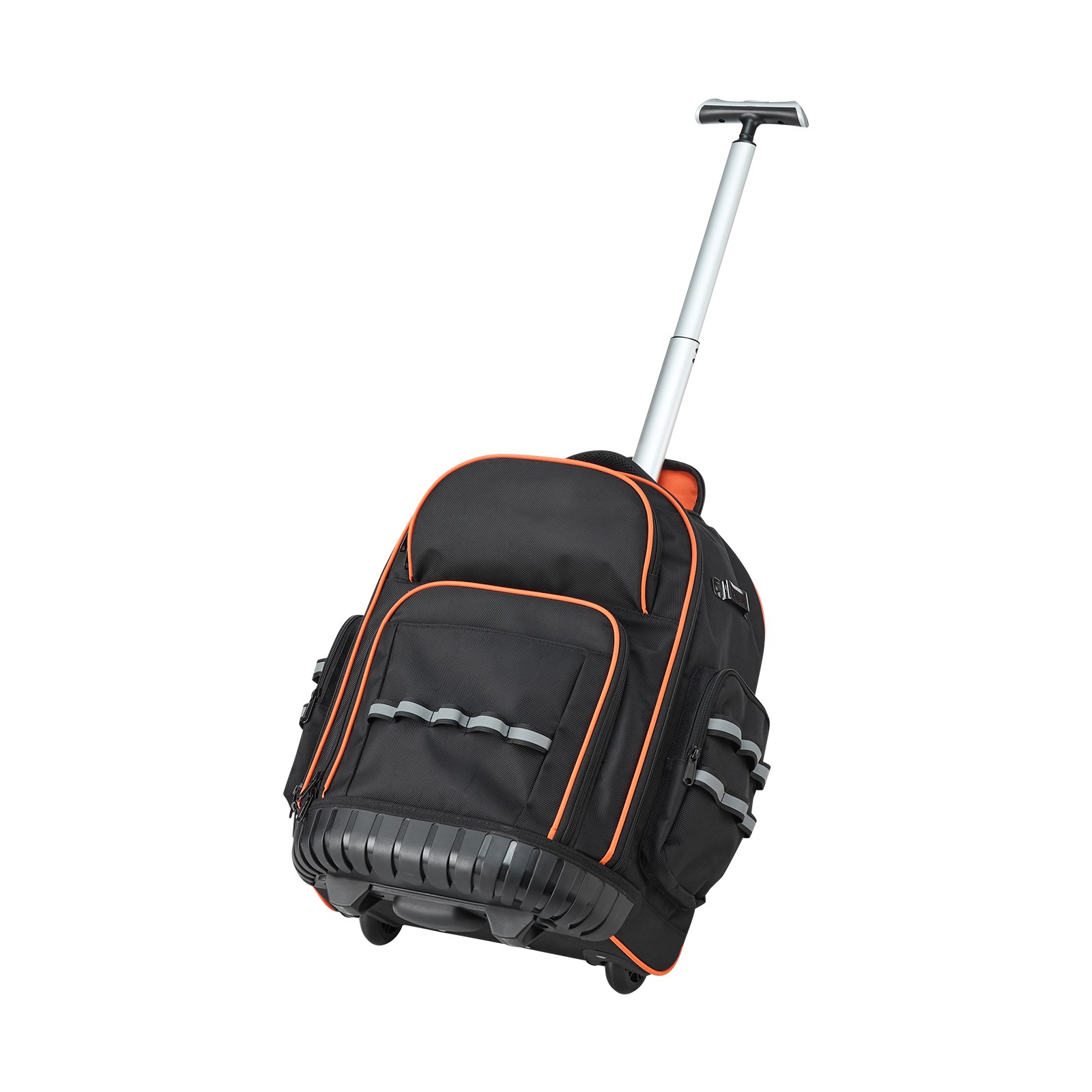 Uimoso Rolling Tool Backpack with 45 Pockets and Durable Wheels for Heavy Tools