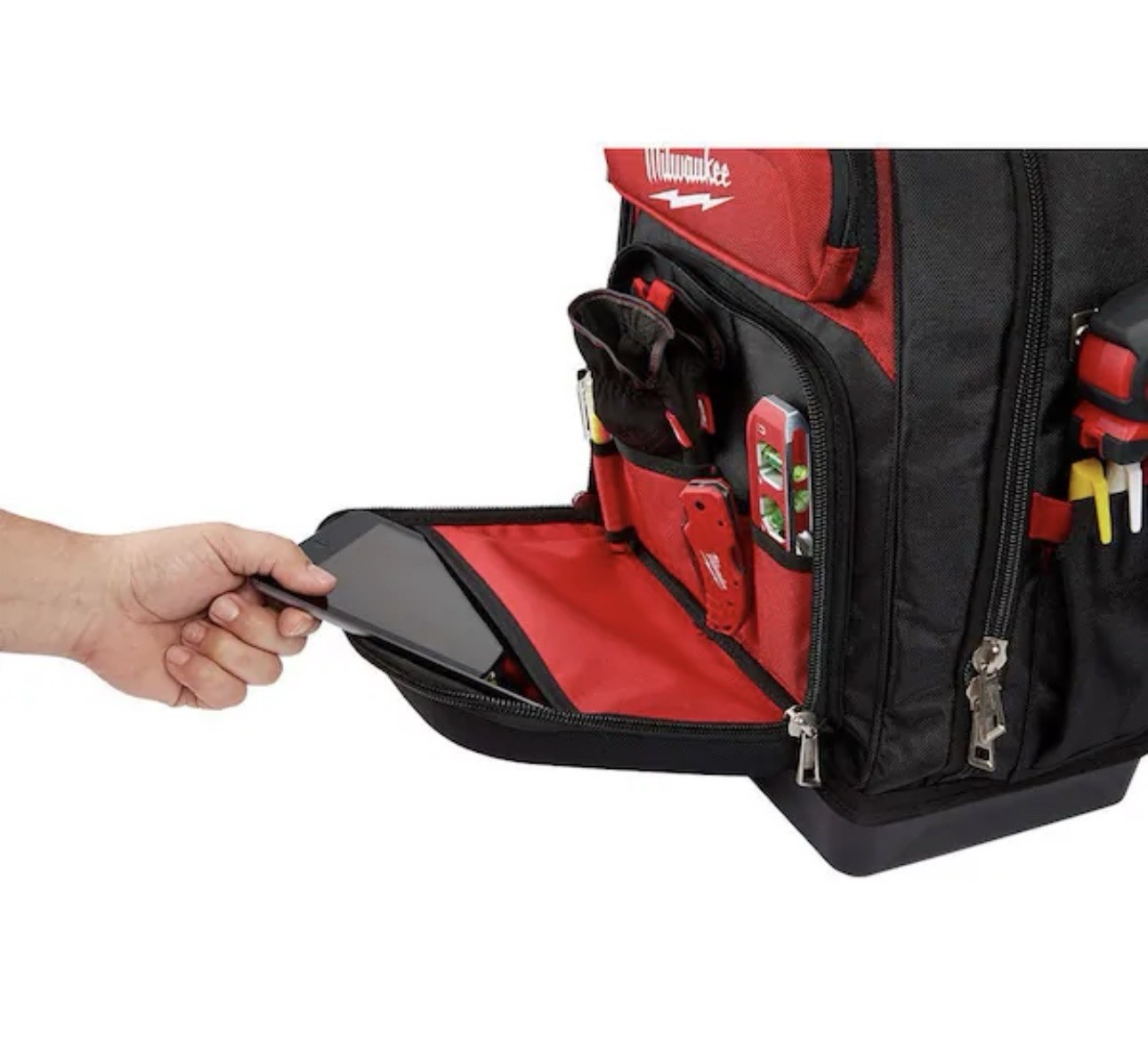 Milwaukee Ultimate Jobsite Tool Backpack 48-22-8201 48 Pockets Hardshell Base