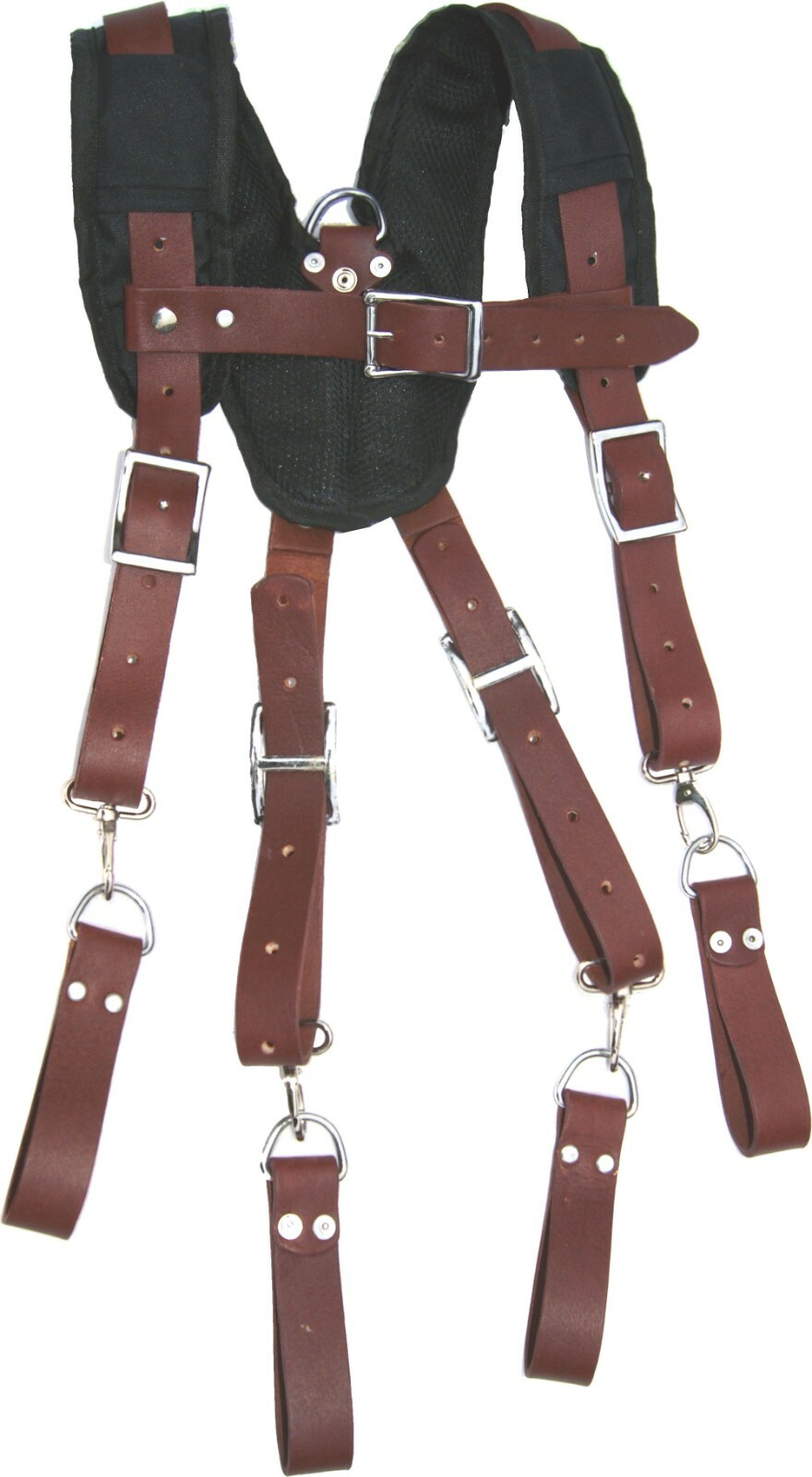 ZAKCO Z92, Professional Leather Work Suspender, Yoke Style Tool Belt Suspender
