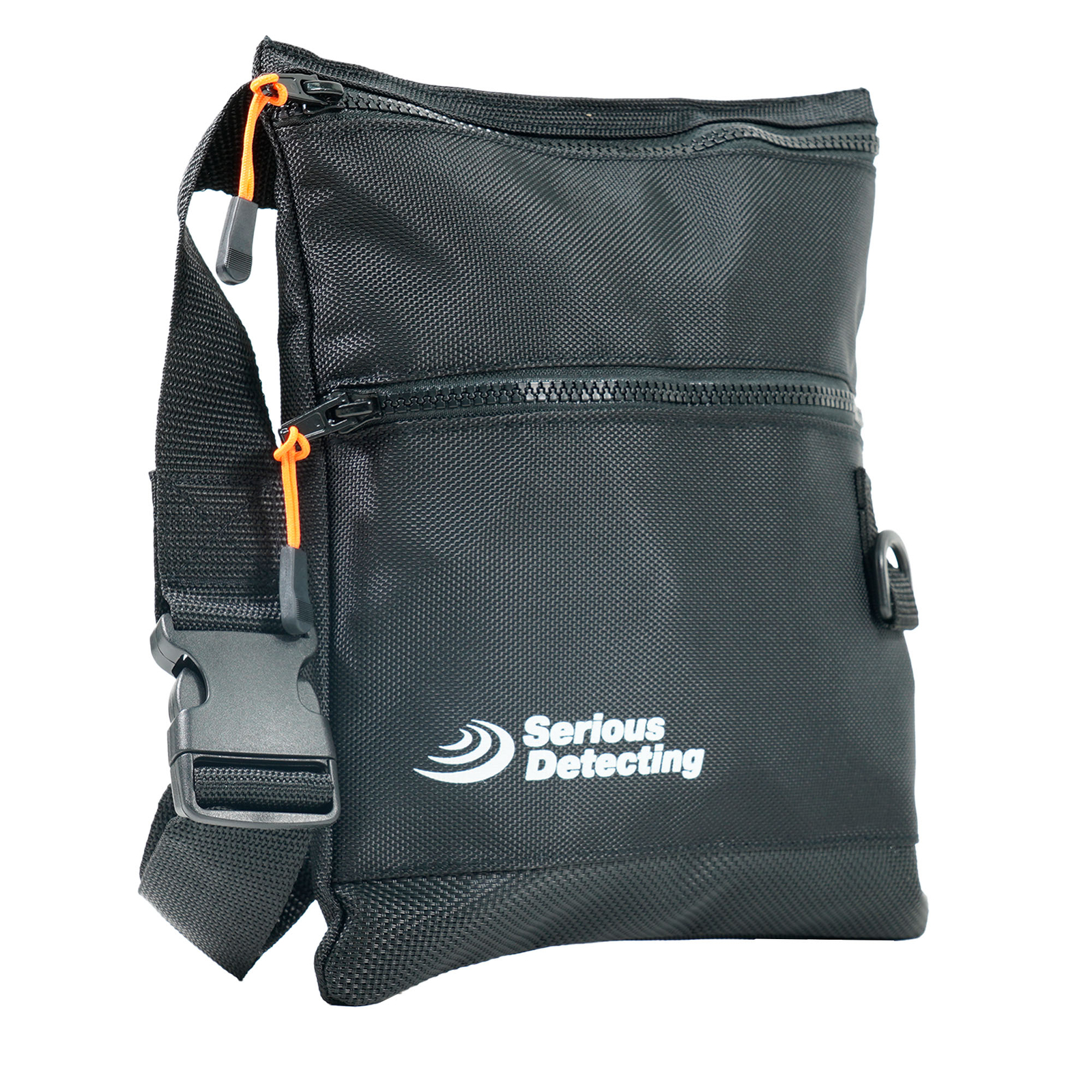 Serious Detecting Beach Finds Bag Pouch with 43″ Waist Belt for Metal Detecting