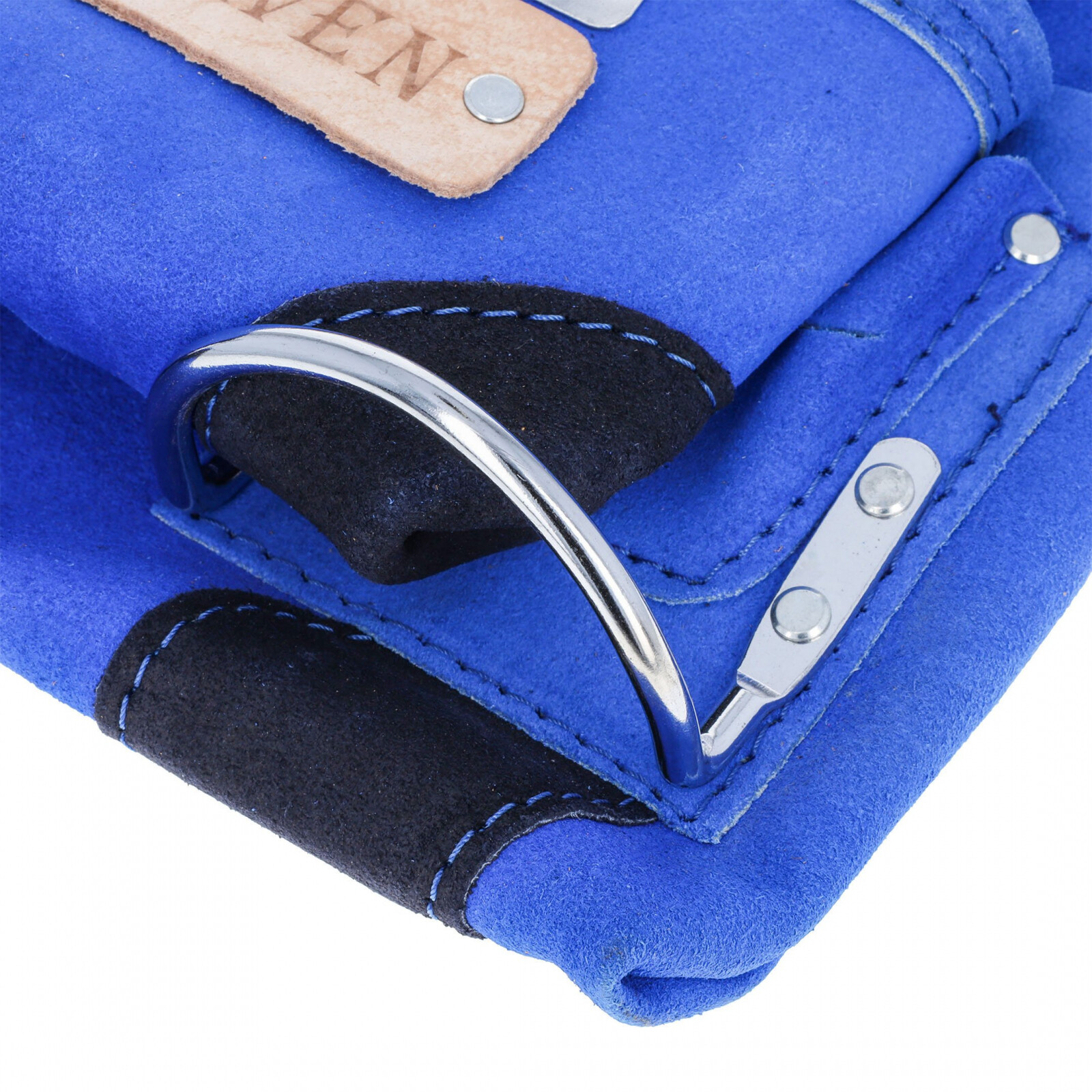 Deluxe Carpenter Tool Belt Pouch Heavy Duty Suede Leather Fits Hammer And Nails