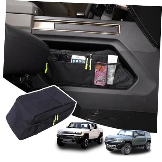 for Hummer EV Accessories Lower Center Console Organizer Storage Gear Foldable
