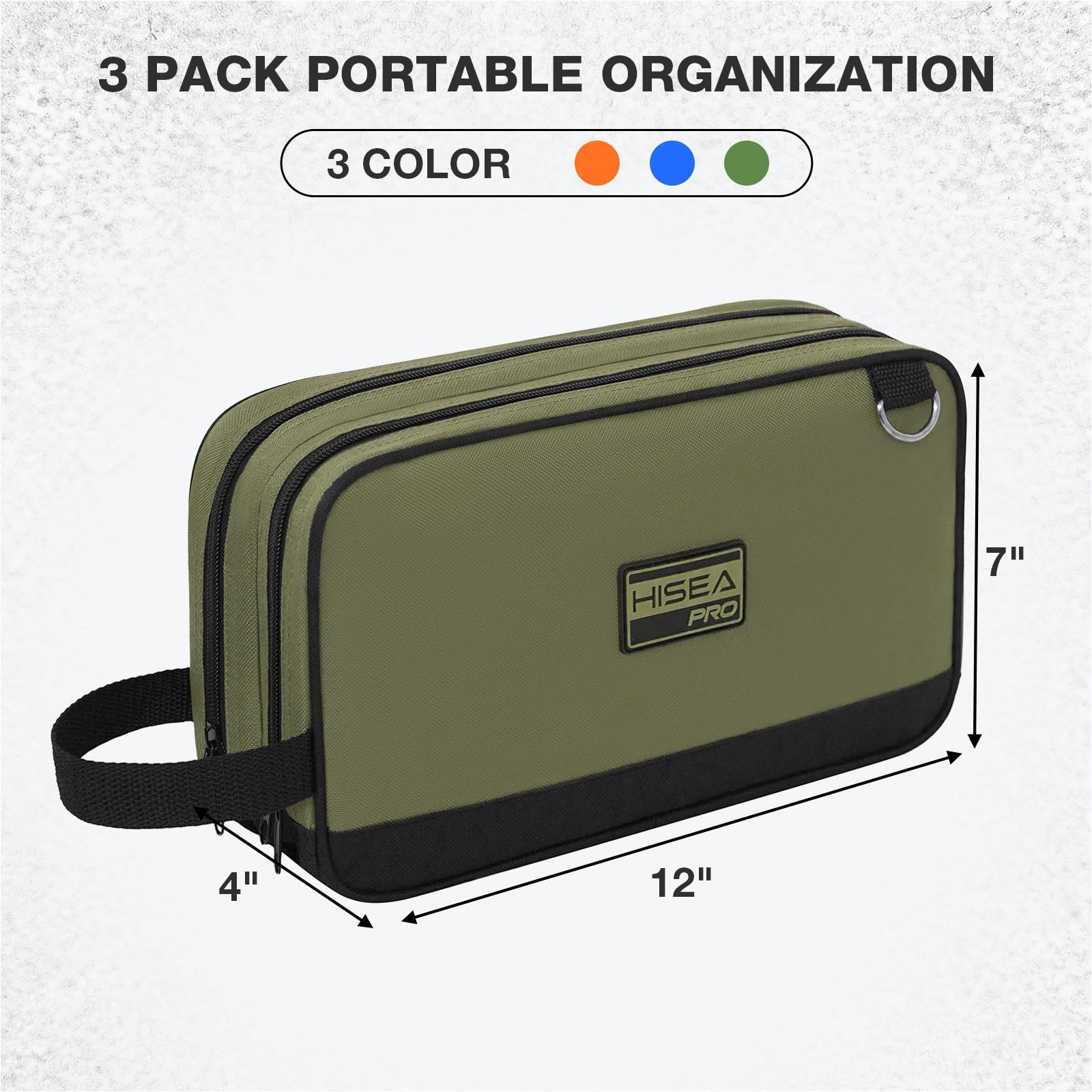Small Tool Bag, 12 Inch Tools Pouch with 2 Pockets and Adjustable Shoulder Strap