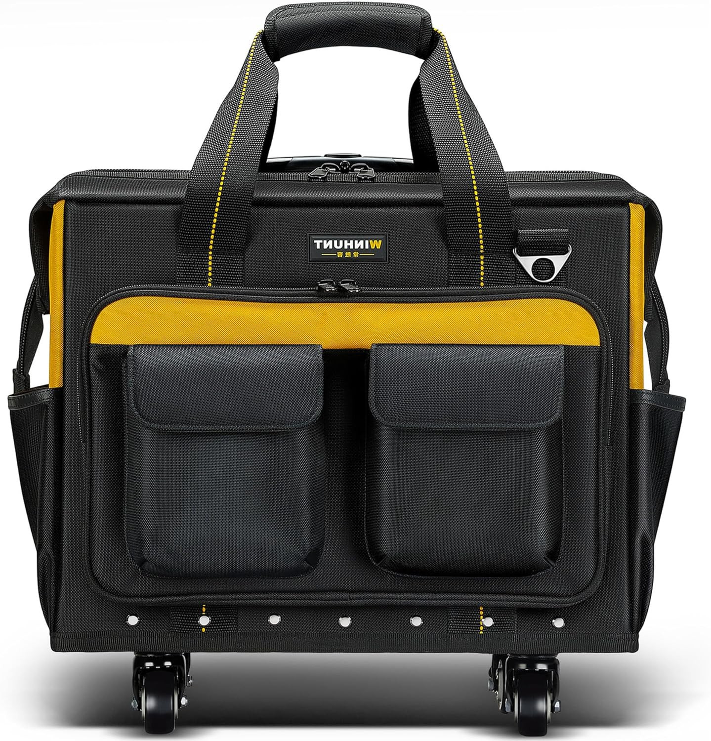 Wheeled Tool Bag & Pocketed Tool Vest for Men – Ultimate Gear Combo