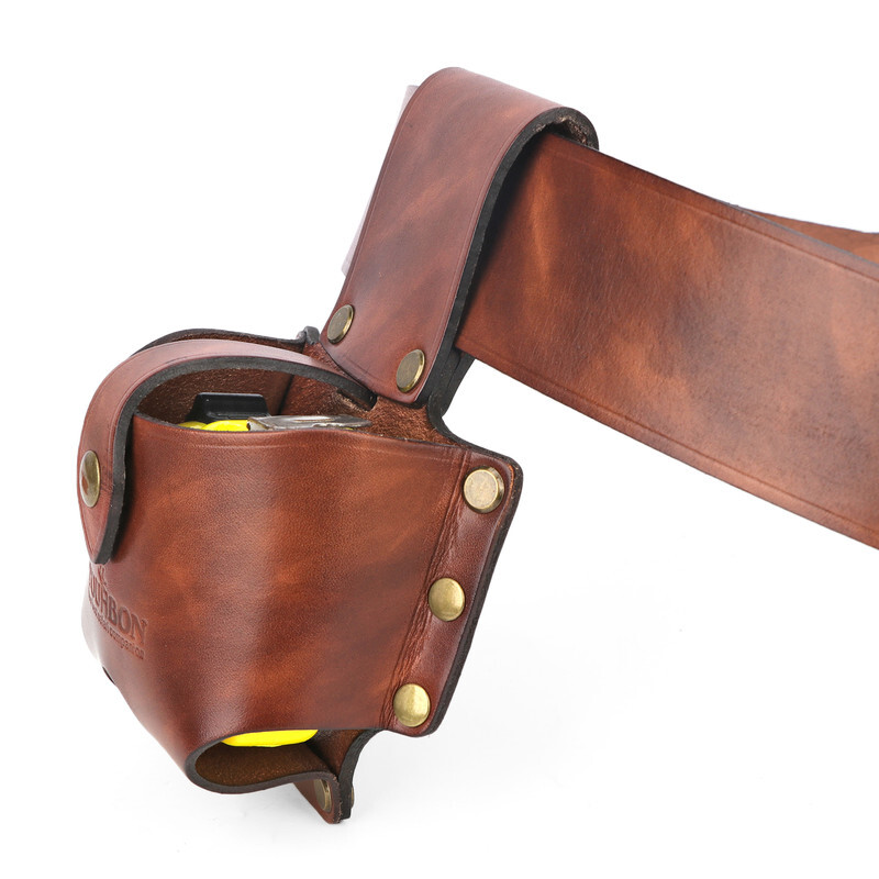 Tourbon Leather Tape Measuring Holder Case Tool Carrier Belt Holster Pouch Large
