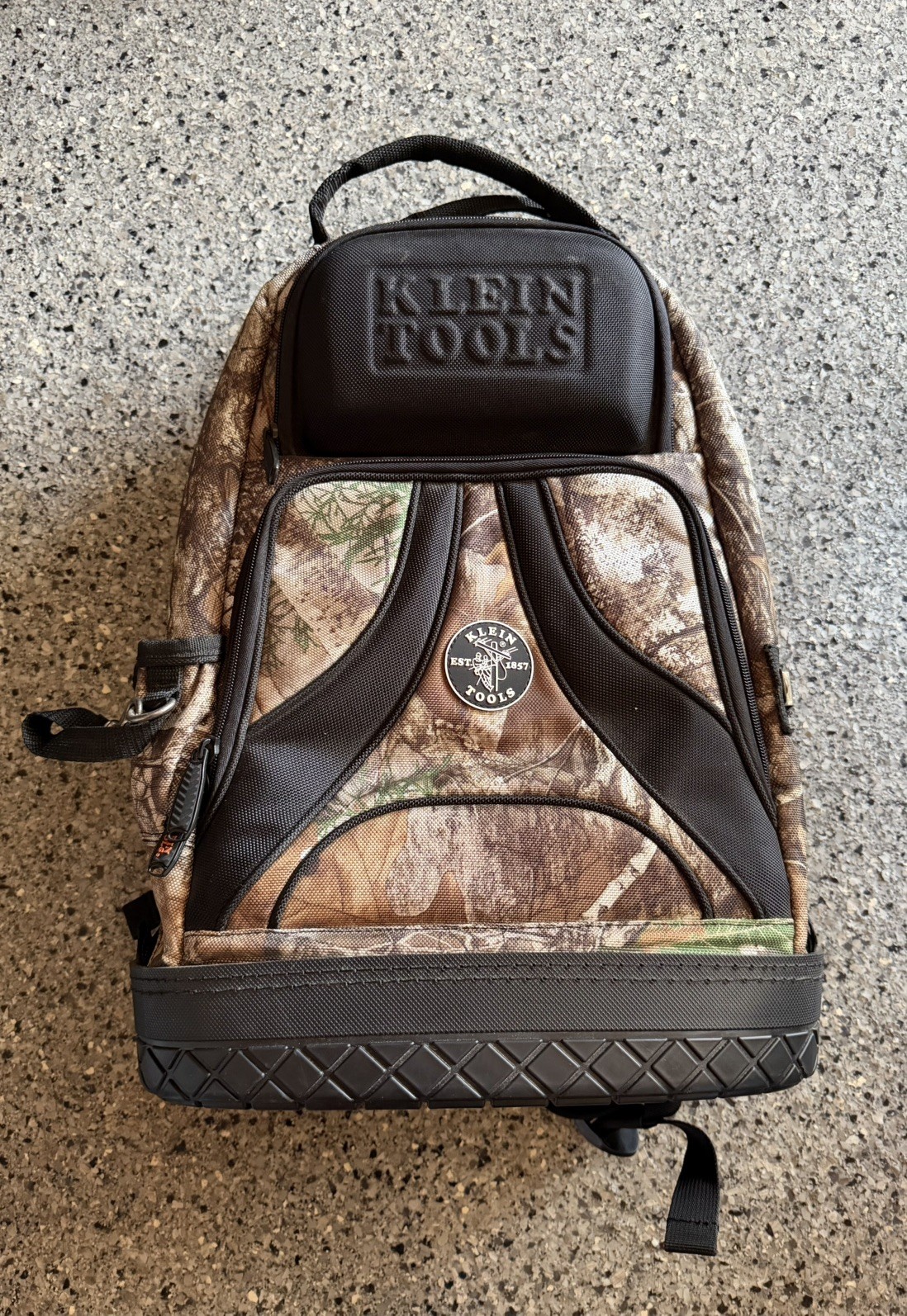 Klein Tools Camouflage Backpack Tool Bag Work Handyman Heavy Duty Tradesman Pro
