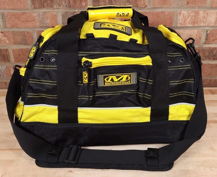 Mechanix Wear Large Heavy Duty Pit Pack Black Duffle Tool Bag Travel Gear