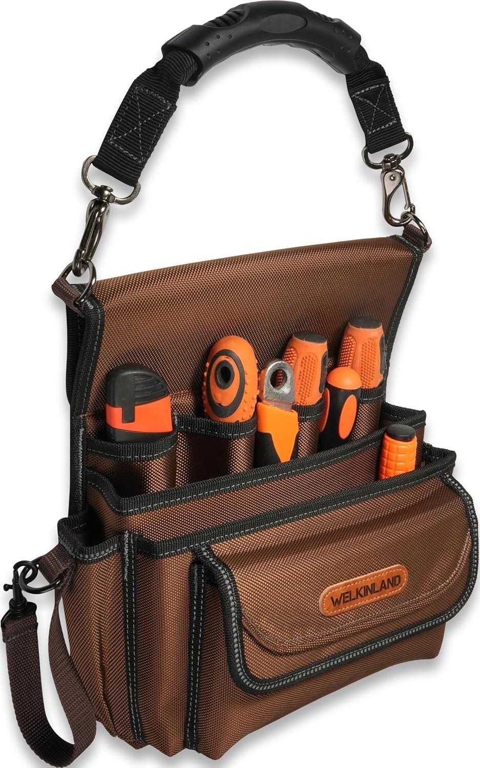 WELKINLAND 10-Pockets Electrician Pouch Tools Belts Heavy Duty