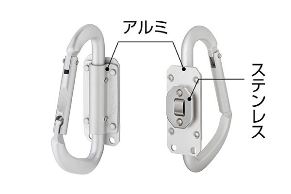 TAJIMA Waist Tool Holder Folding Carabiner for Sef Slim S size SFSKHA-CS CHINA
