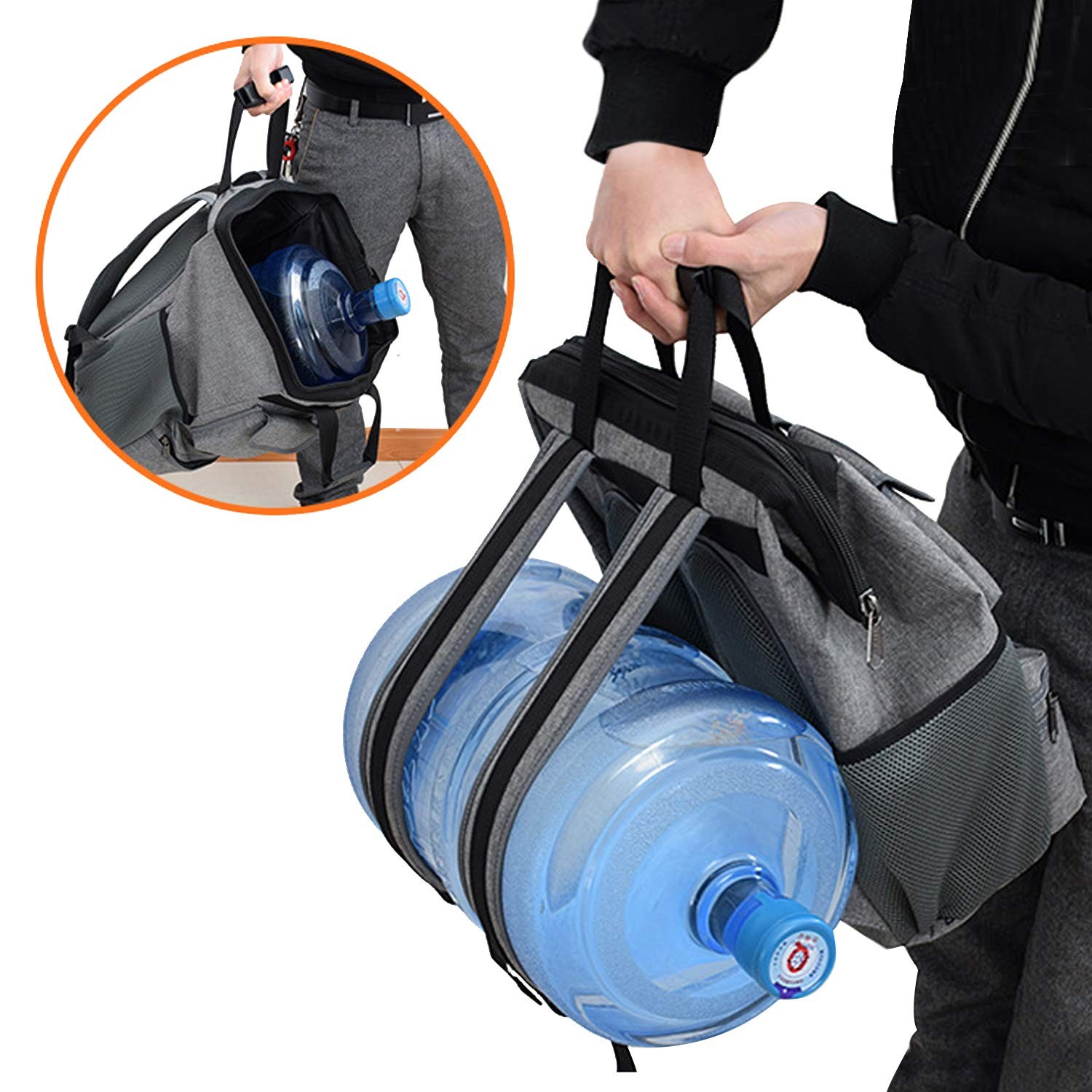 Backpack Tool Bag With Padded Back Support Heavy Duty Tool Kit Carrier Storage B