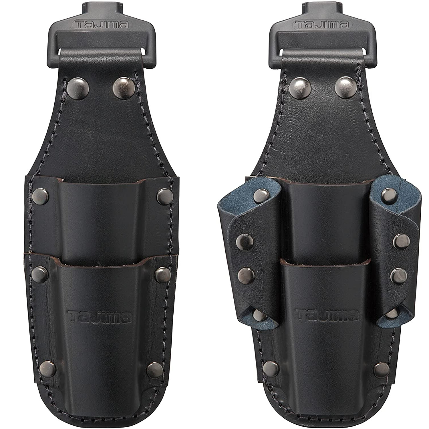 TAJIMA Waist Tool Holder Easy Removal Leather Black SFKSK-P2,SFKSK-P4 TAIWAN