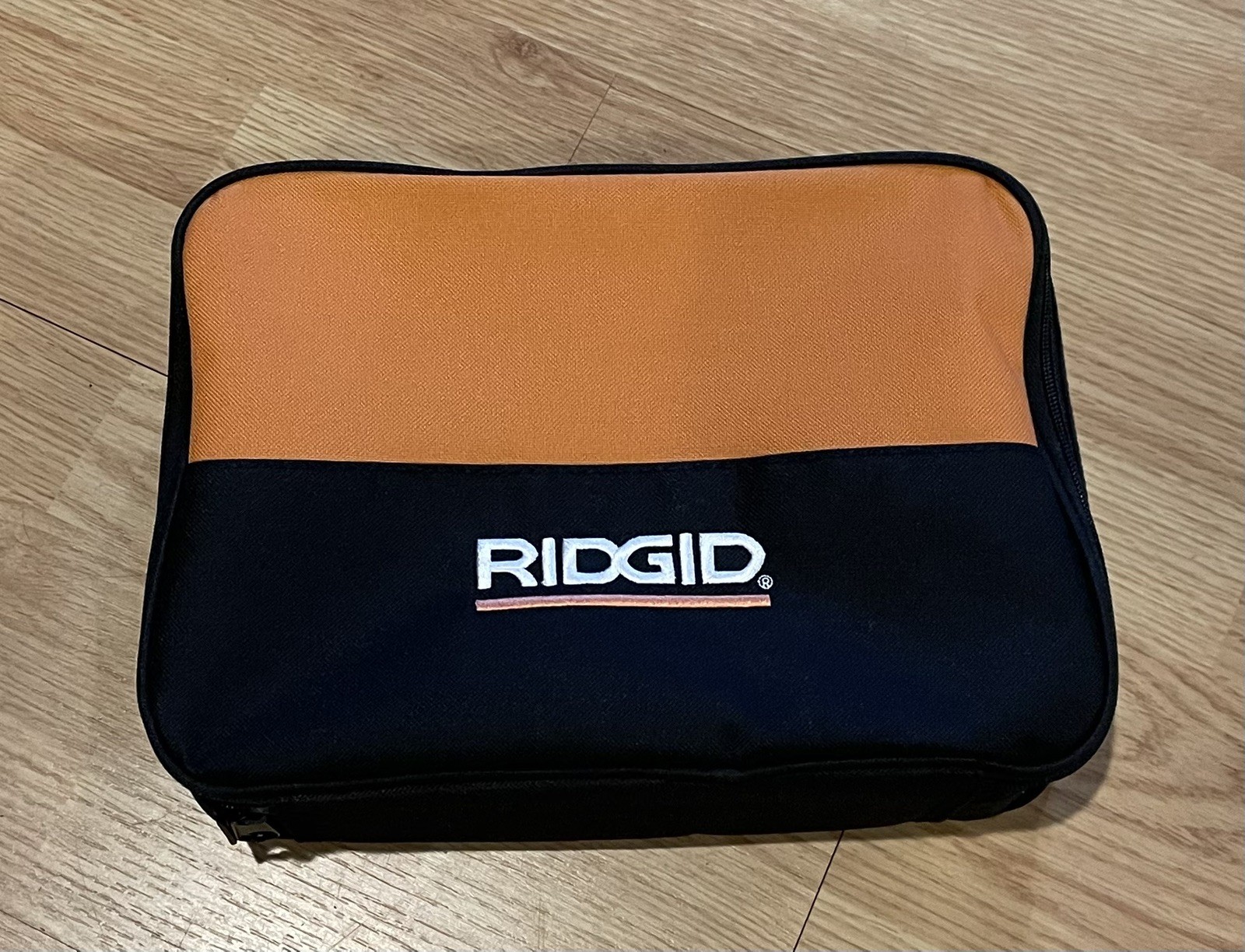 NEW RIDGID Canvas Tool Bag 12x9x3 Flat Bag with Zipper