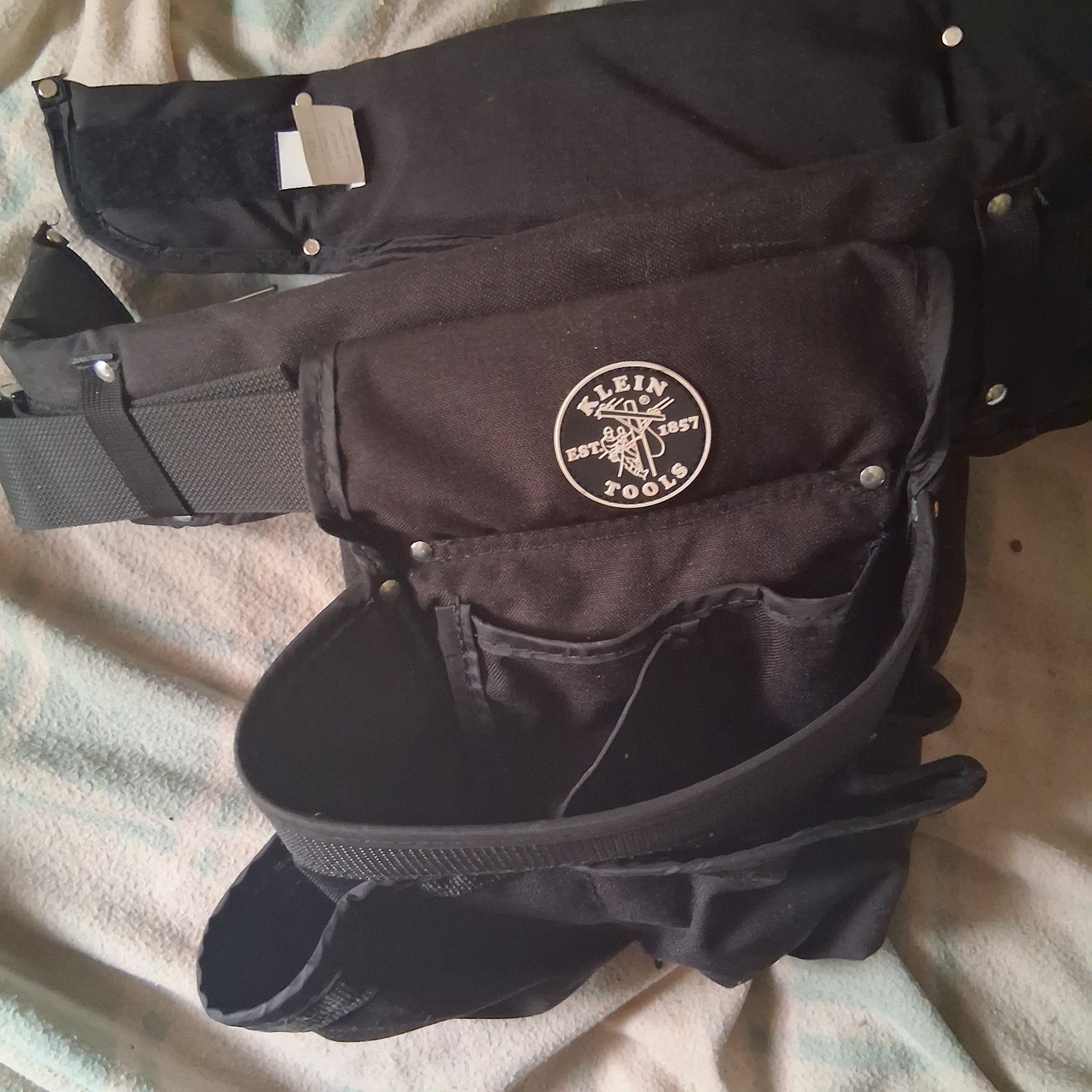 klein tool belt with 2 pouches made in usa modular desine
