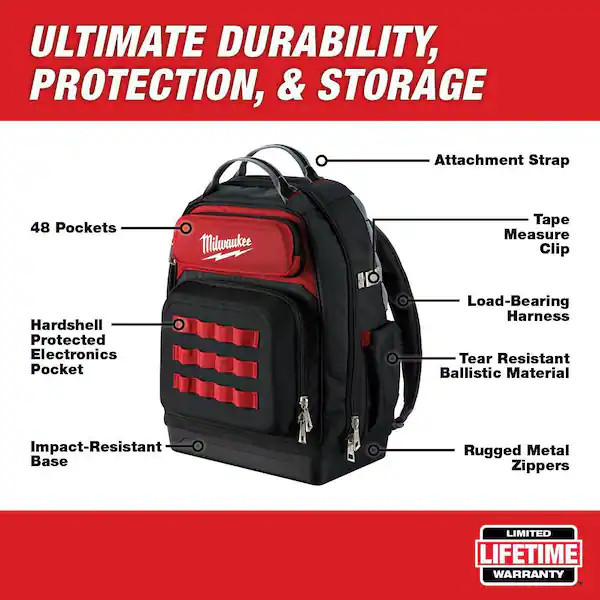 15 in. Ultimate Jobsite Tool Backpack