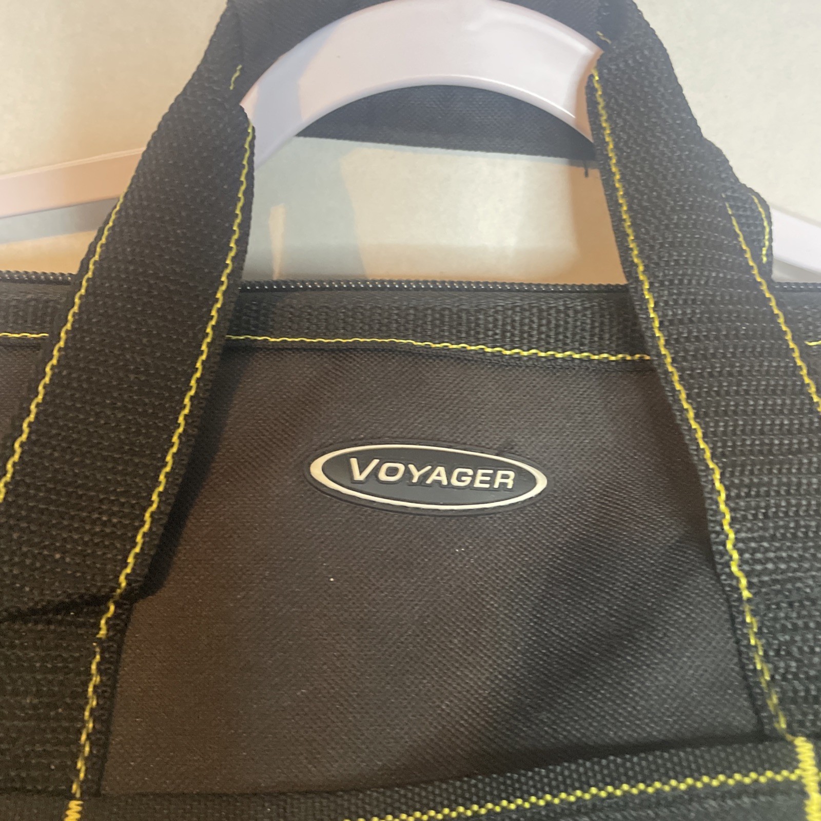 Voyager 12″ Portable Tool Bag with 21 Tool Pockets Large Opening 24 lb Capacity