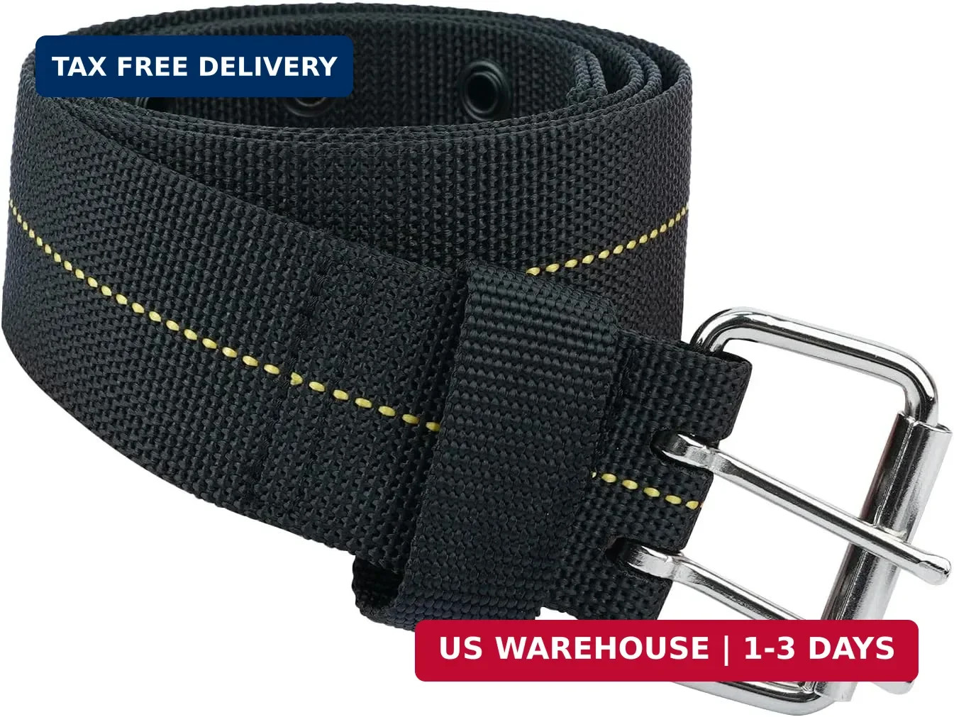 Zeluga 20-202 2in. Adjustable Heavy Duty Tool Belt, Black