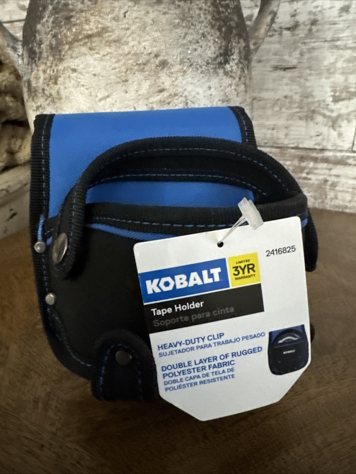 Kobalt Tape Measure Holder Pouch Belt Clip Rugged Construction New