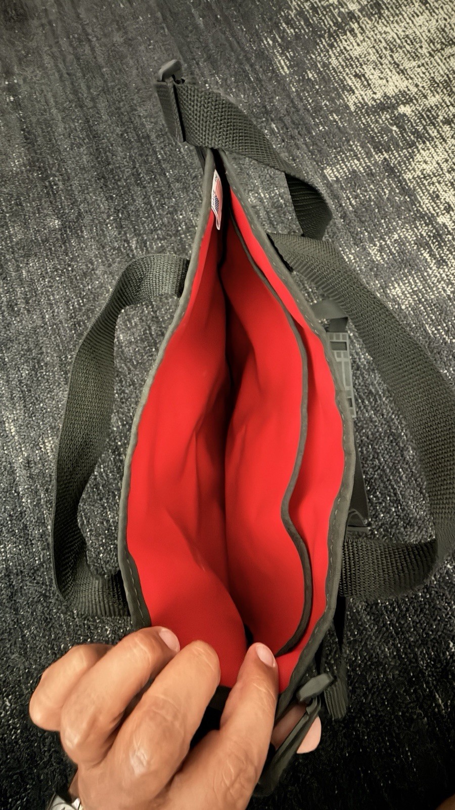 Snap-On Tools Plier Tote Bag Durable Polyester with The Shoulder Strap Black