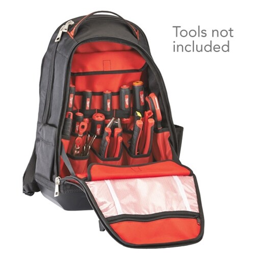 Milwaukee 48-22-8200 35 Pocket Impact Resistant Jobsite Backpack, 1680 Ballistic