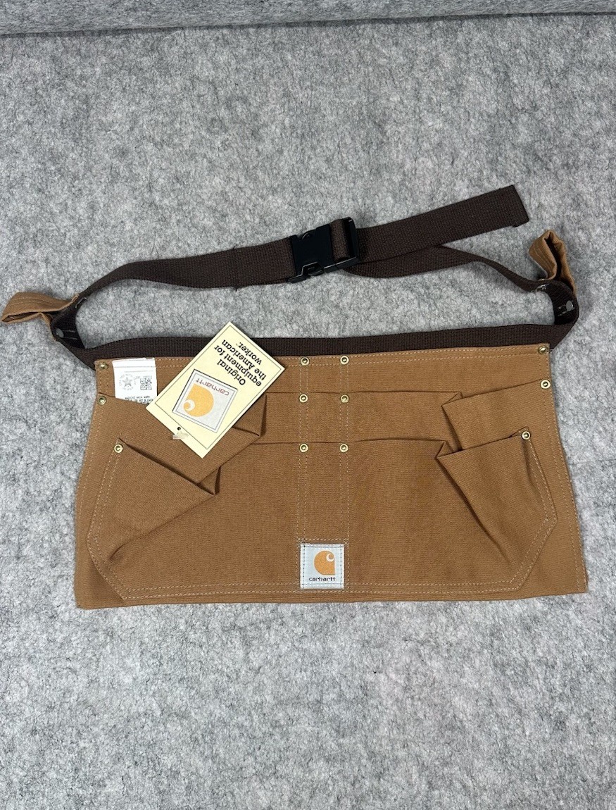 Vintage Carhartt Men’s Firm Duck Waist Apron Brown L/XL A09