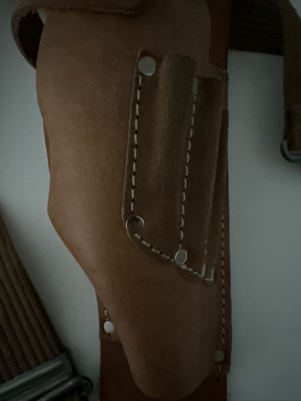 McGuire-Nicholas 1702 Leather Drill HolsterTop Grain Cowhide Made in USA w/ BELT