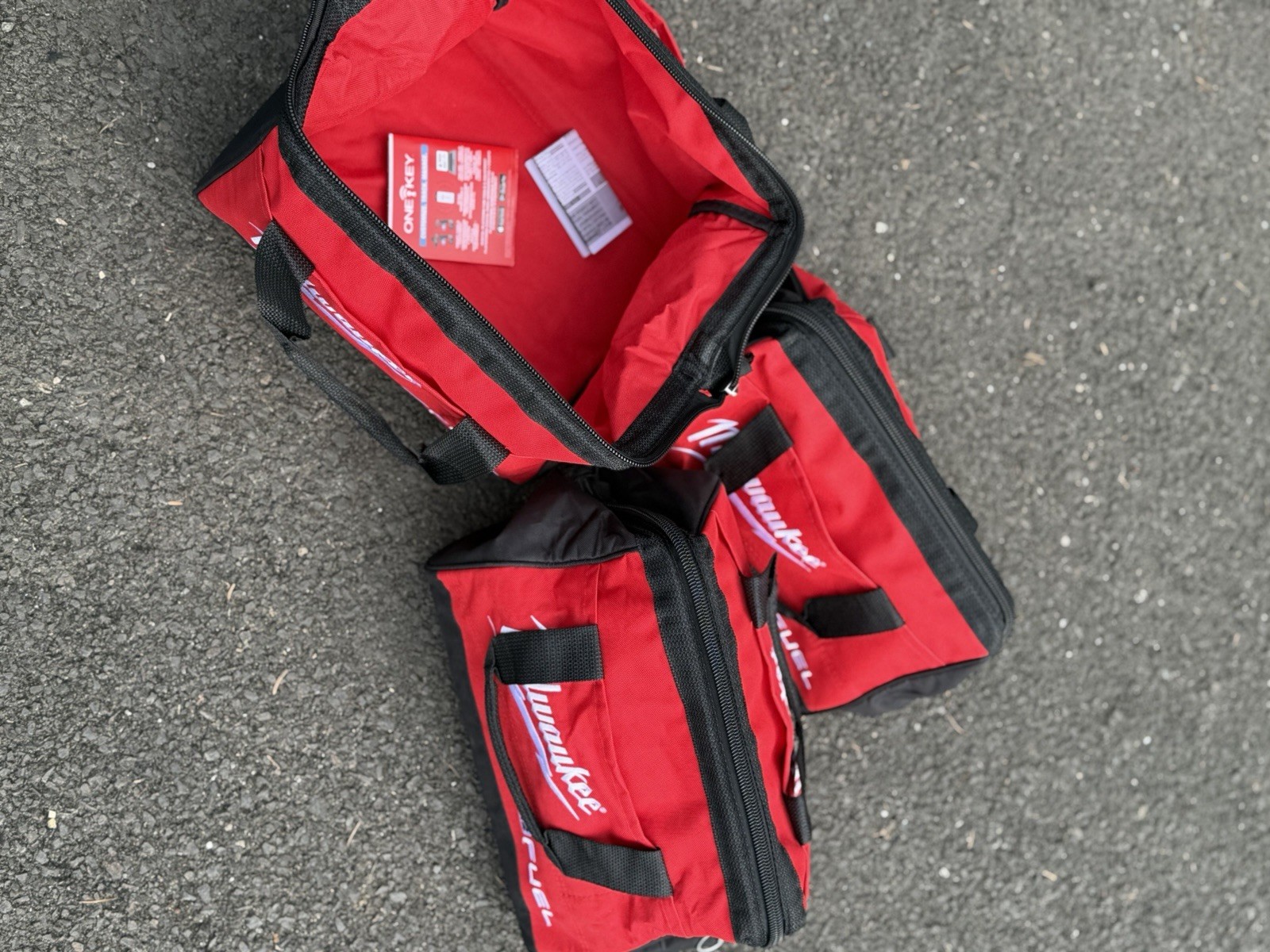 NEW 3 Pack Milwaukee FUEL M12 13″ x 10″ x 9 Canvas Tool Bag Case M18 12 Volt 3x