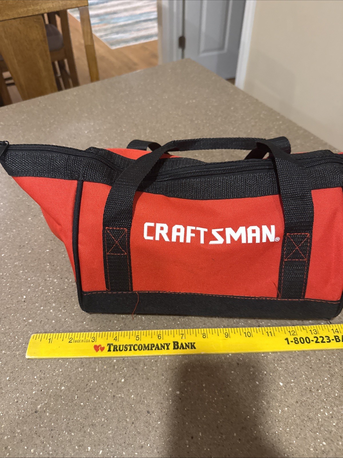 Craftsman V20 Drill Tool Bag Red Black – see photo’s for dimensions MINT