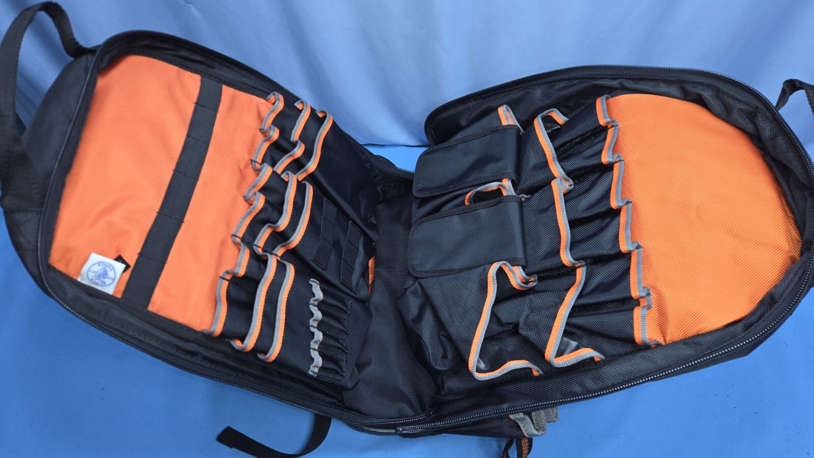Klein Tools 55421BP-14 Tool Bag Backpack, Heavy Duty Tradesman Pro Tool Organize