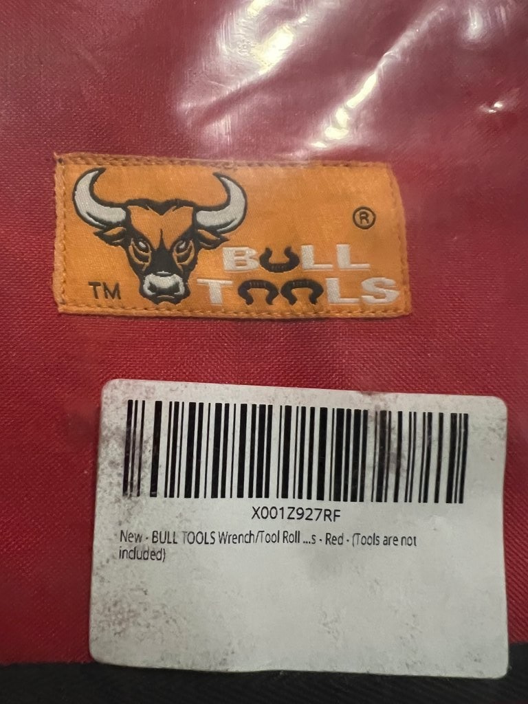 Bull Tools Red Wrench/Tool Roll