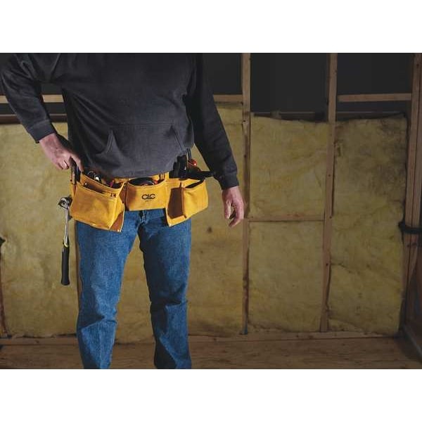 Clc Work Gear 3505 Tool Belt, Tool Belt, Black, Polyester