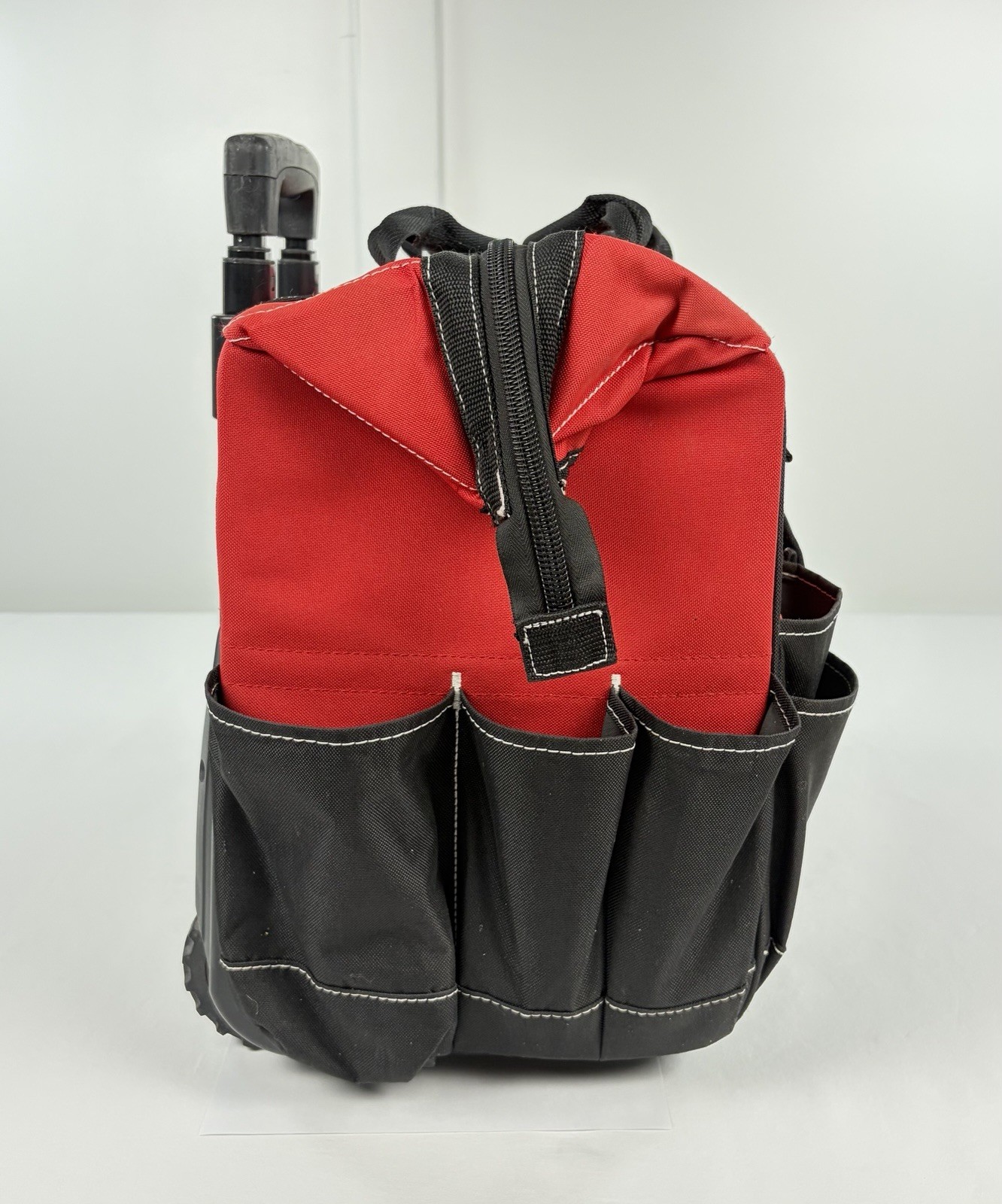 Husky 18″ Rolling Tool Bag Tote Wheeled Organizer Heavy Duty Red Black 18 In