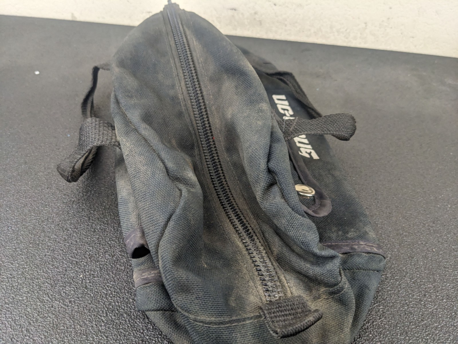 #bp496 Snap-on Small Black Fabric Tool Bag Zipper Closure with Handle 13x6x6″
