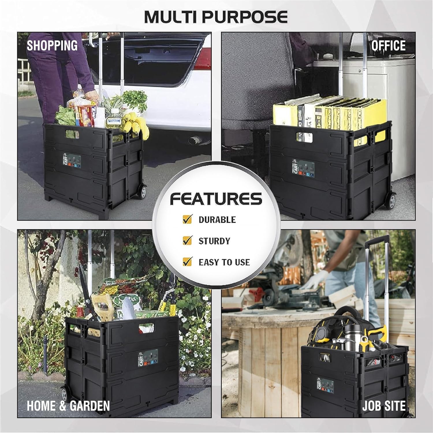 Robust 85-010 Pack-N-Roll Portable Tool Carrier – Ideal for Indoor & Outdoor Use