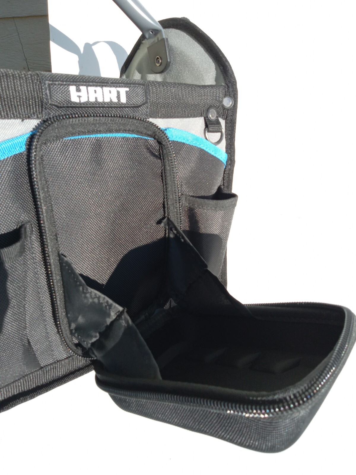 HART 12-inch Tool Tote with Rotating Handle