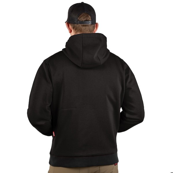 Milwaukee Tool M200b-213X Men’s Heated Hoodie, Up To 8 Hours Time, Zipper