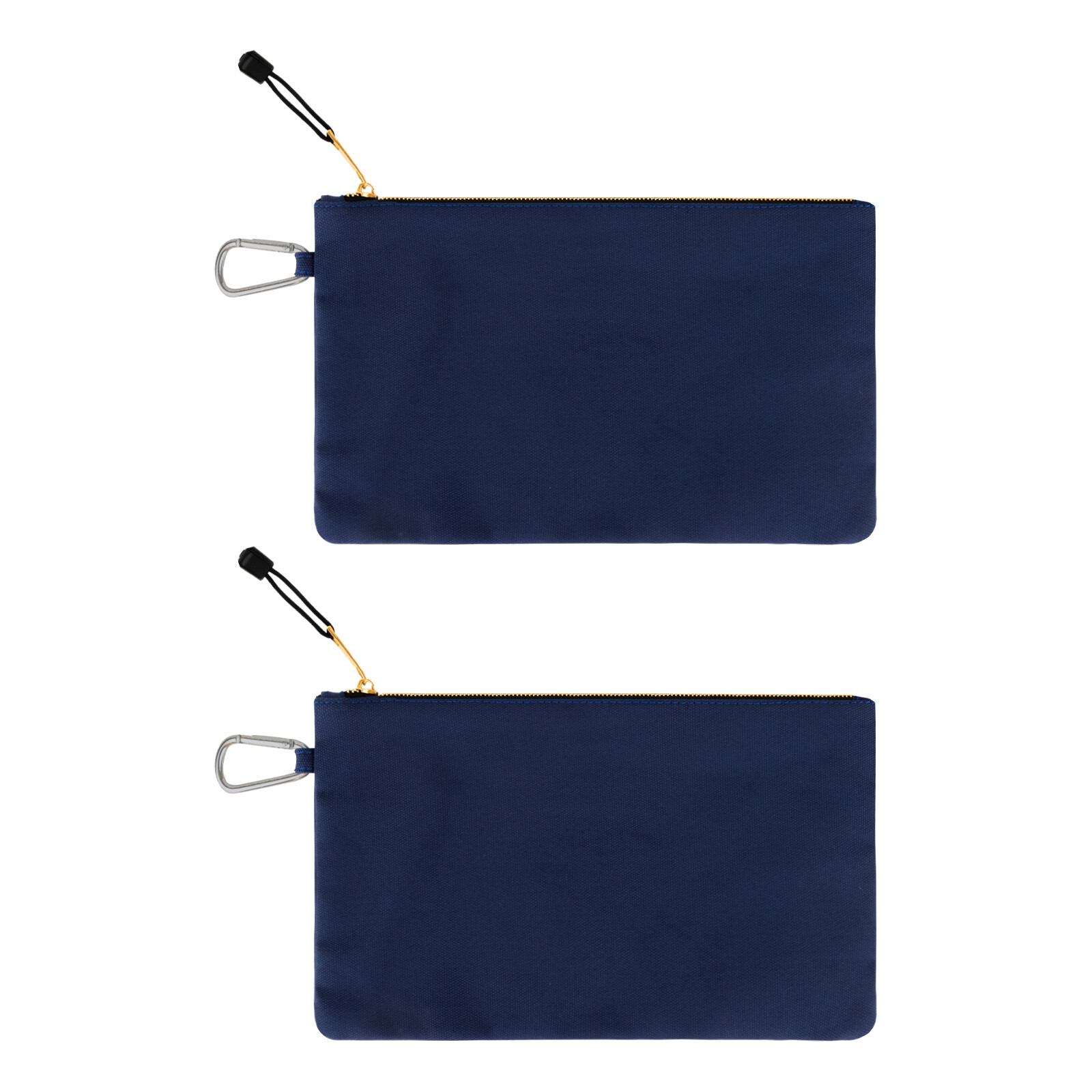 Muka Canvas Zipper Tool Bag, Heavy Duty 16oz Cotton Makeup Bag