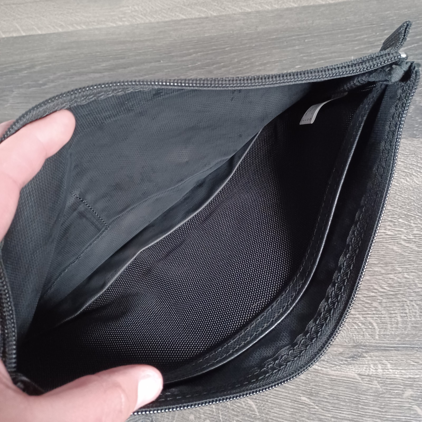 Set of 3 HUSKY Heavy Duty Zipper Document Tool Bag Water Resistant 12″ x 7.5″