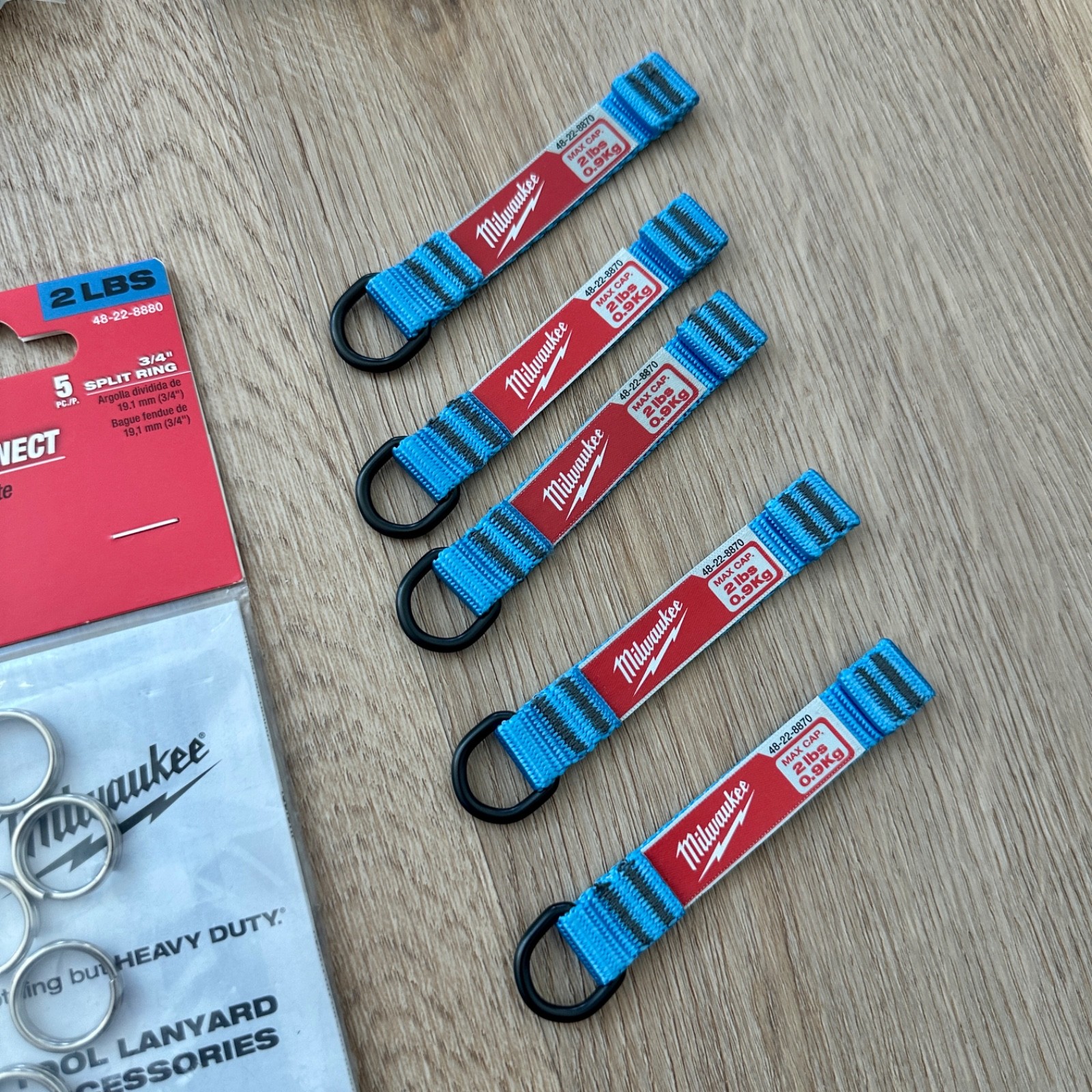Milwaukee Tool Lanyard Quick-Connect Locking Accessory Attachment Safety Bundle