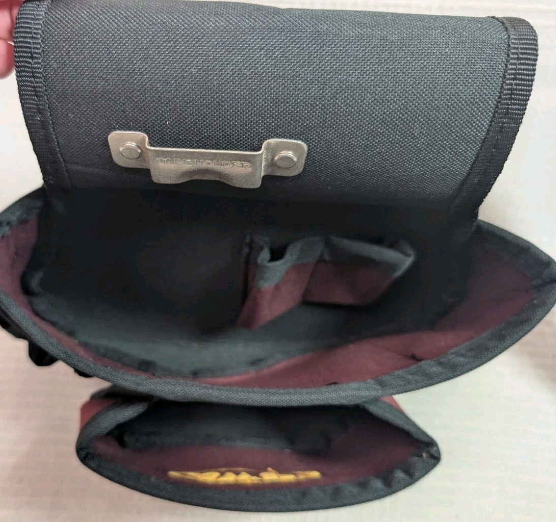 AWP General Construction Carpenter Tool Rig | Padded Adjustable Leather Belt