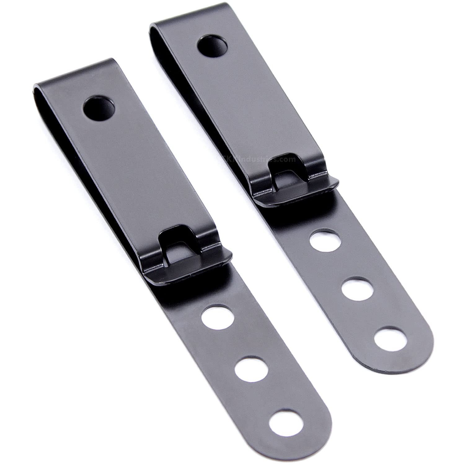 [2 Pack] HolsterSmith Universal Metal Belt Clip for Holster Making, Knife She…