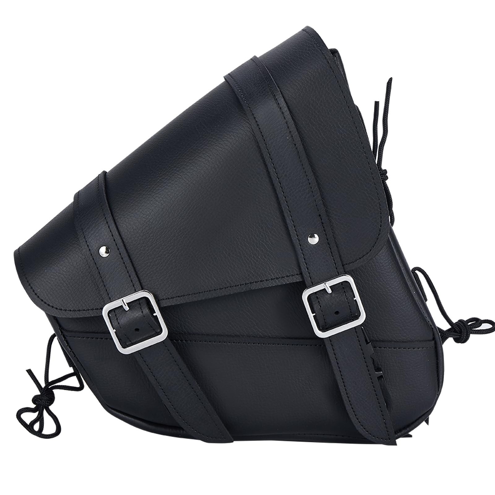 Motorcycle Swingarm Bag with Black Synthetic Leather, Swing Arm Bag Motorcycl.