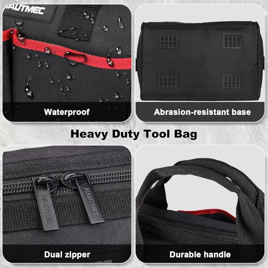 3-Piece Heavy Duty Tool Bag Bundle 1680D Oxford Cloth SHIPS FROM USA