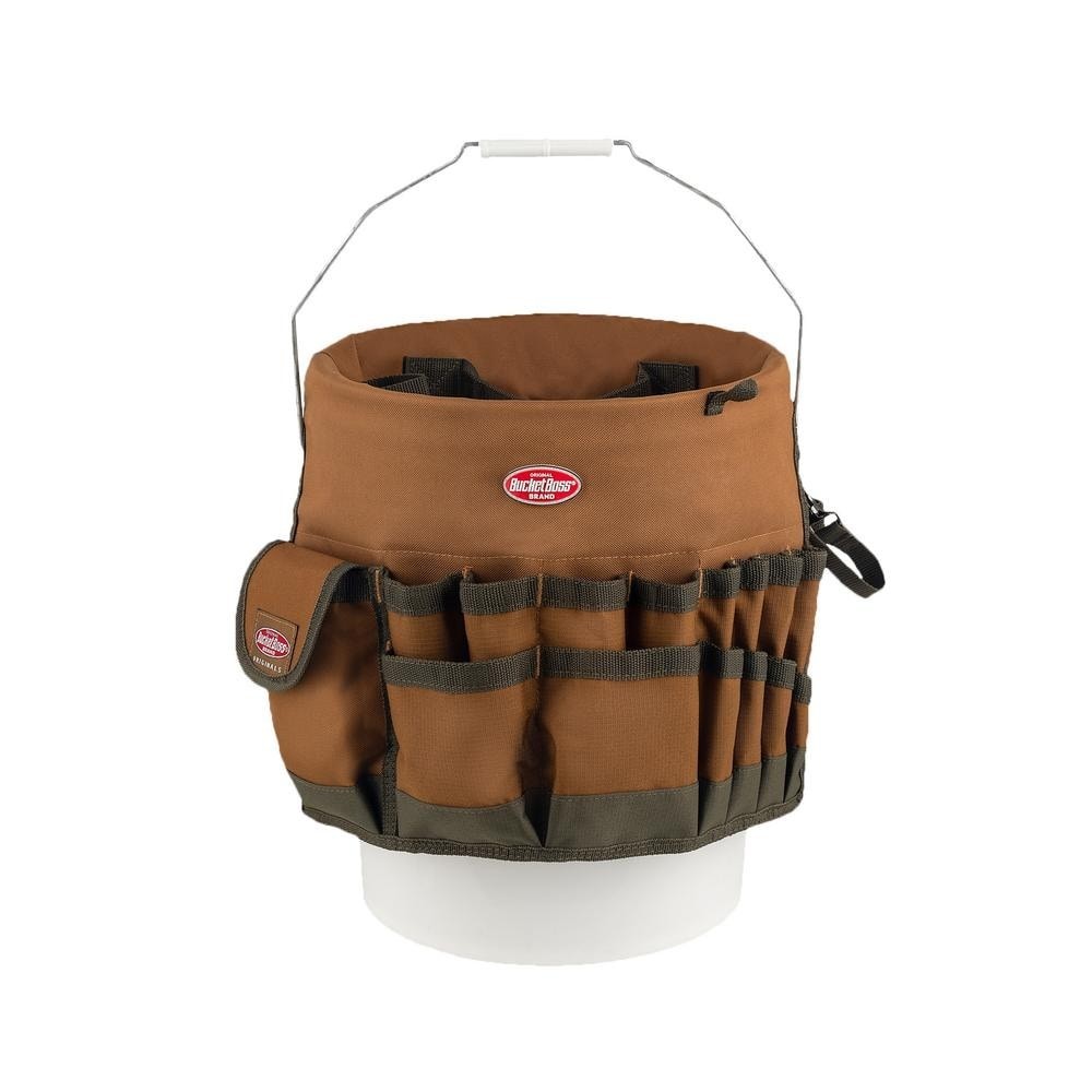 Bucketeer 5 Gal. Bucket Tool Organizer in Brown