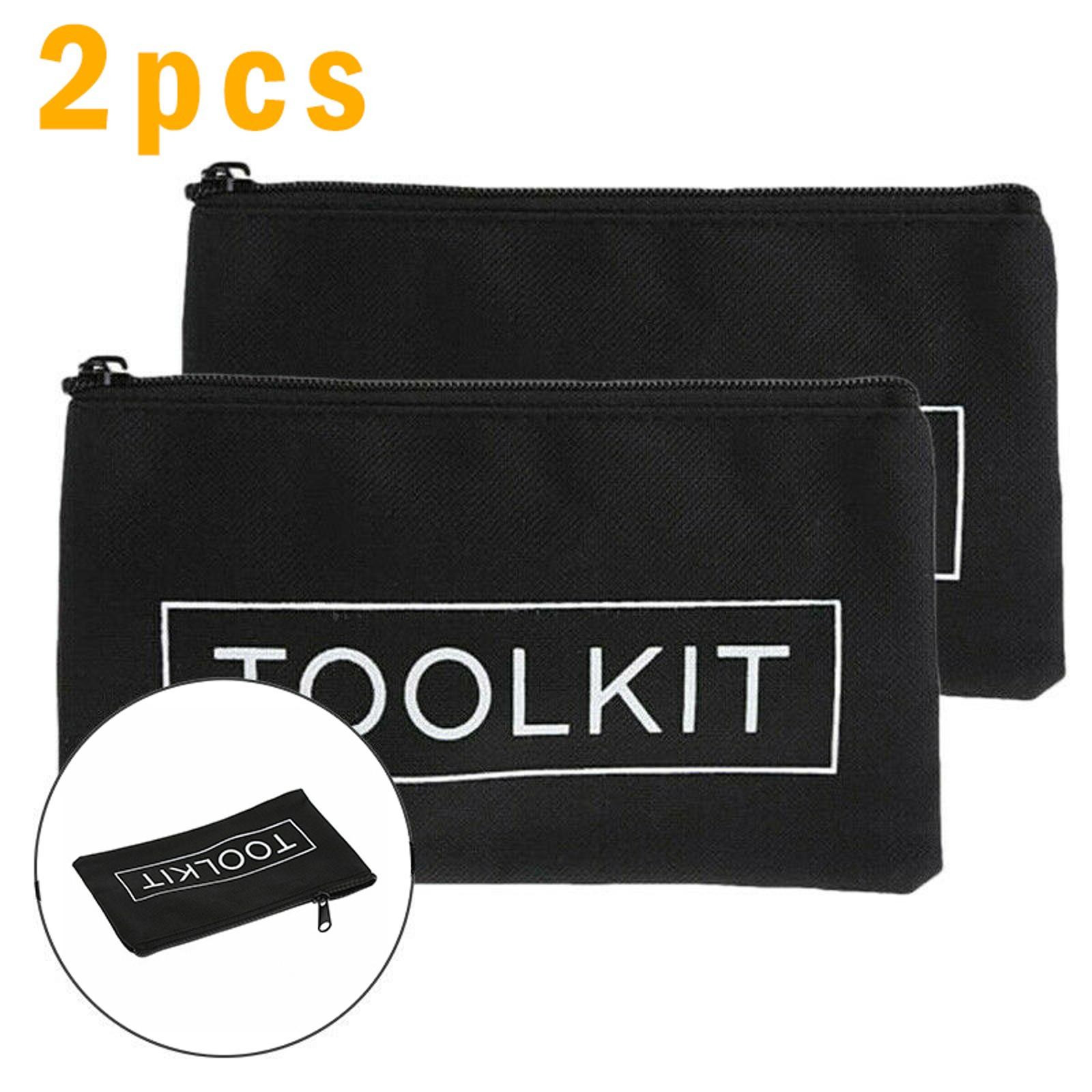 2Pack Lightweight Waterproof Oxford Cloth 600D Zipper Tools Storage Bag