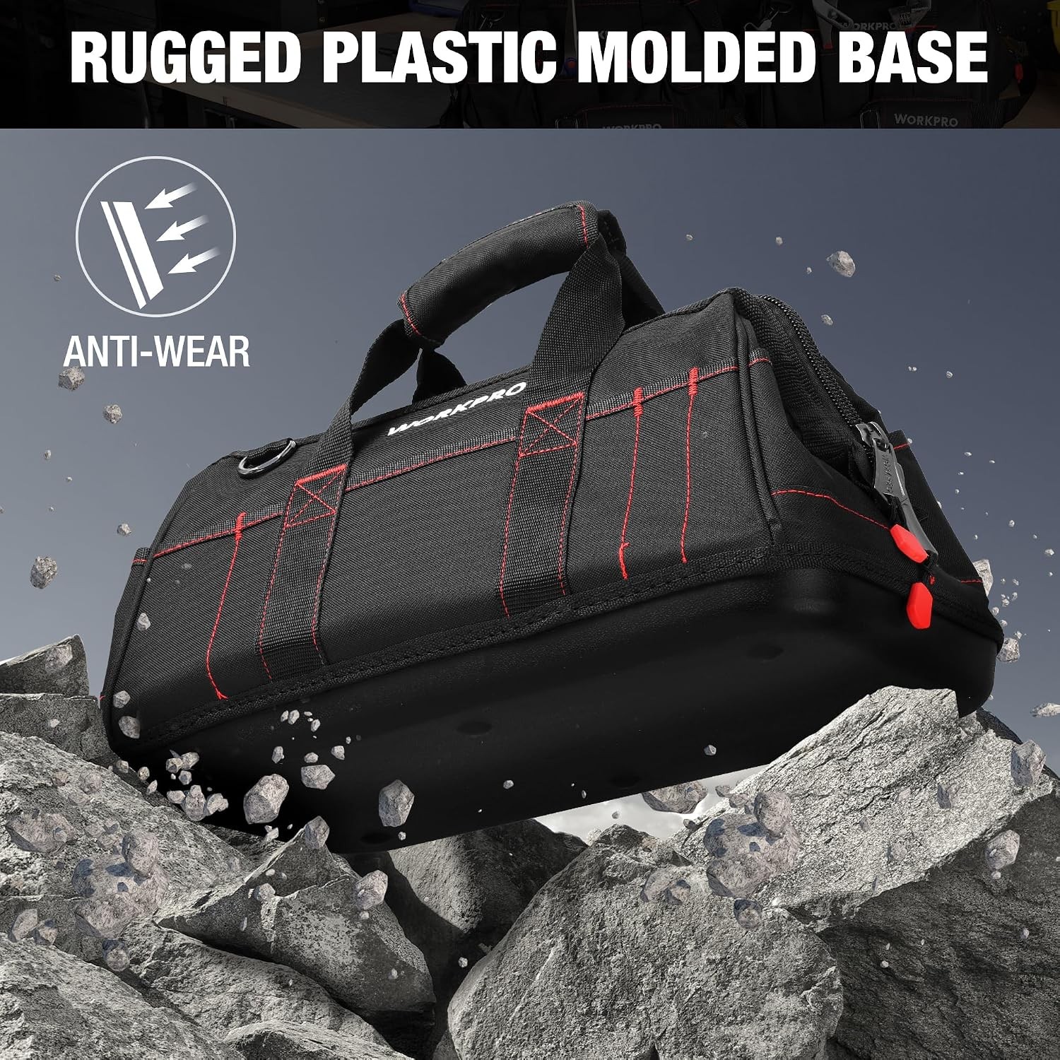 WORKPRO 16 Inch Close Top Tool Bag W081022A