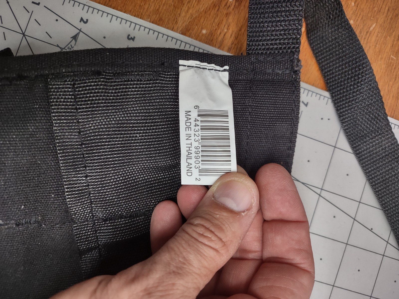 Husky Tool Belt Black Canvas Waist Apron Adjustable Pockets Work Excellent Pre